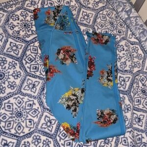 IVY PARK X ADIDAS Blue Floral Track Pants